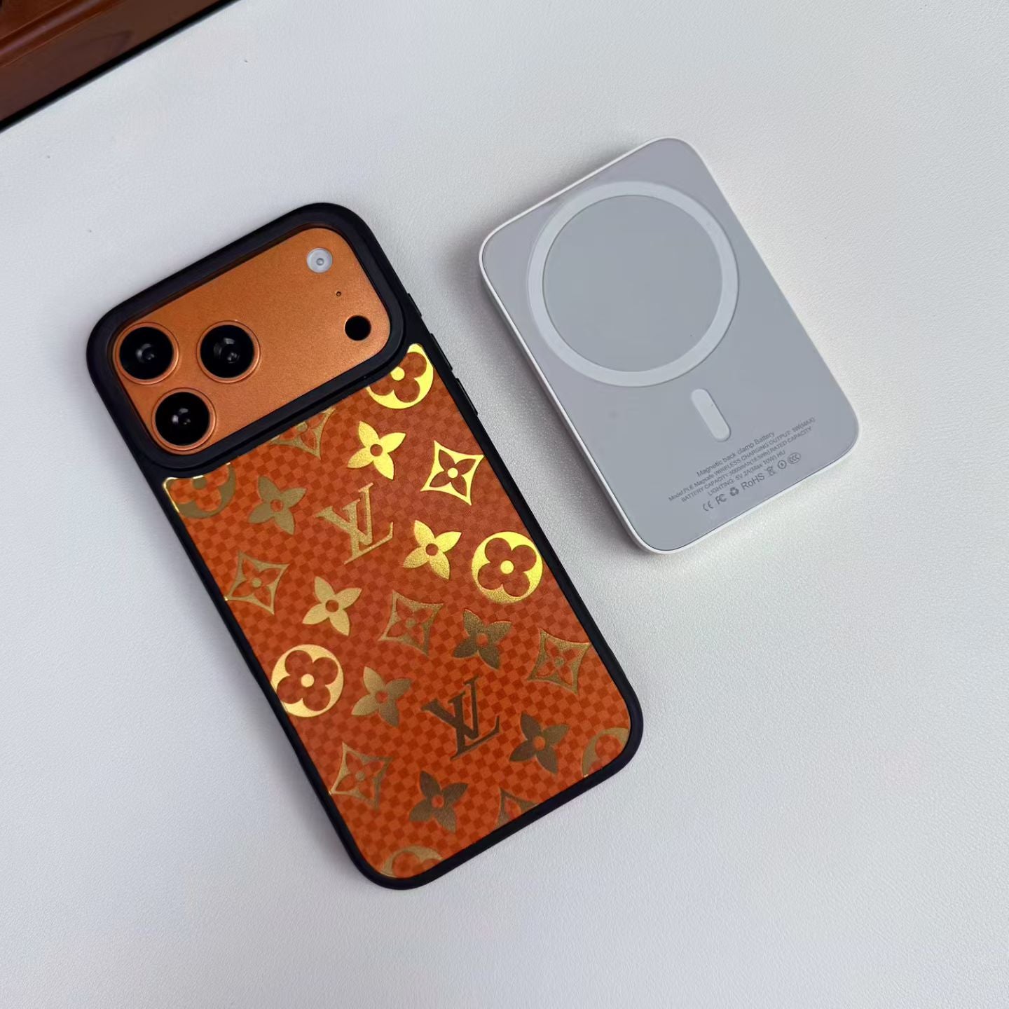 Louis Vuitton Metallic Monogram MagSafe iPhone Case – iPhone 13 to 17 Pro Max