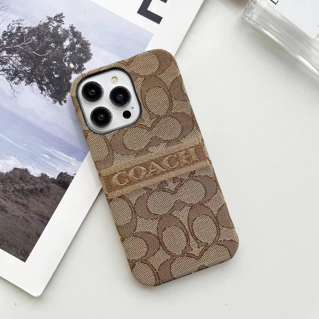 HypedEffects Coach Signature iPhone Case –Available for iPhone 11 to iPhone 16