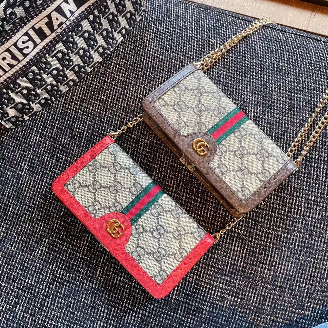 HypedEffects gucci Essential Carry: The All-in-One iPhone 13 to 16 Case-Wallet