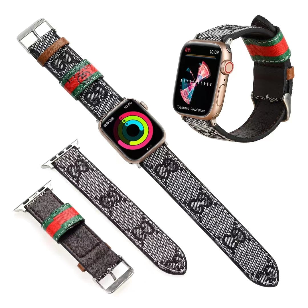 HypedEffects gucci Leather Watch Band 38/40/41/42/44/45/49 mm