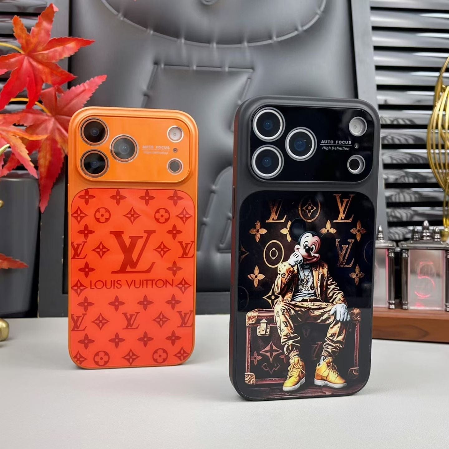 HypedEffects louis vuitton Graphic Monogram Luxury Phone Case for iPhone 14 to iPhone 17 Pro Max