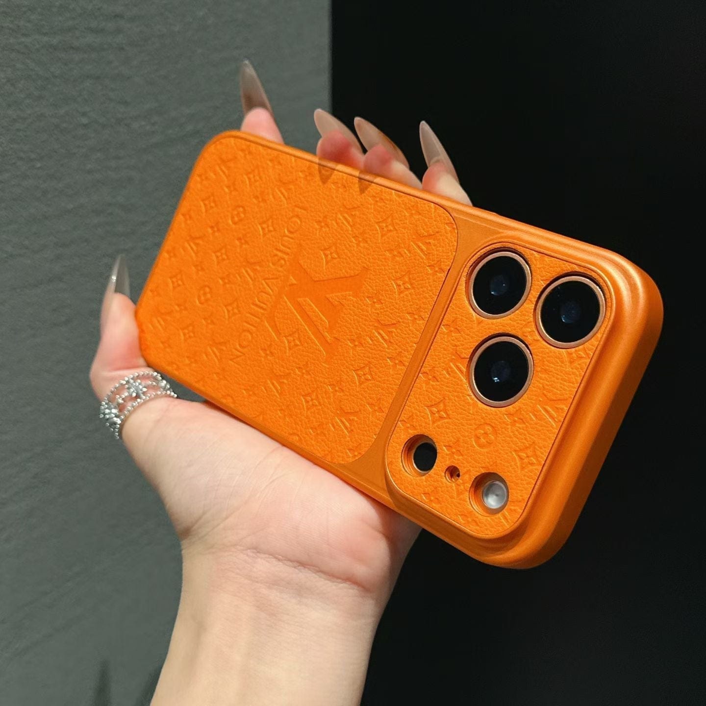 HypedEffects louis vuitton Inspired Leather Phone Case for iPhone 14 to iPhone 17 Pro Max