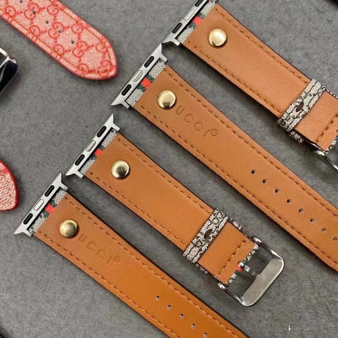 HypedEffects louis vuitton Premium Leather Watch Band 38/40/41/42/44/45/49 mm
