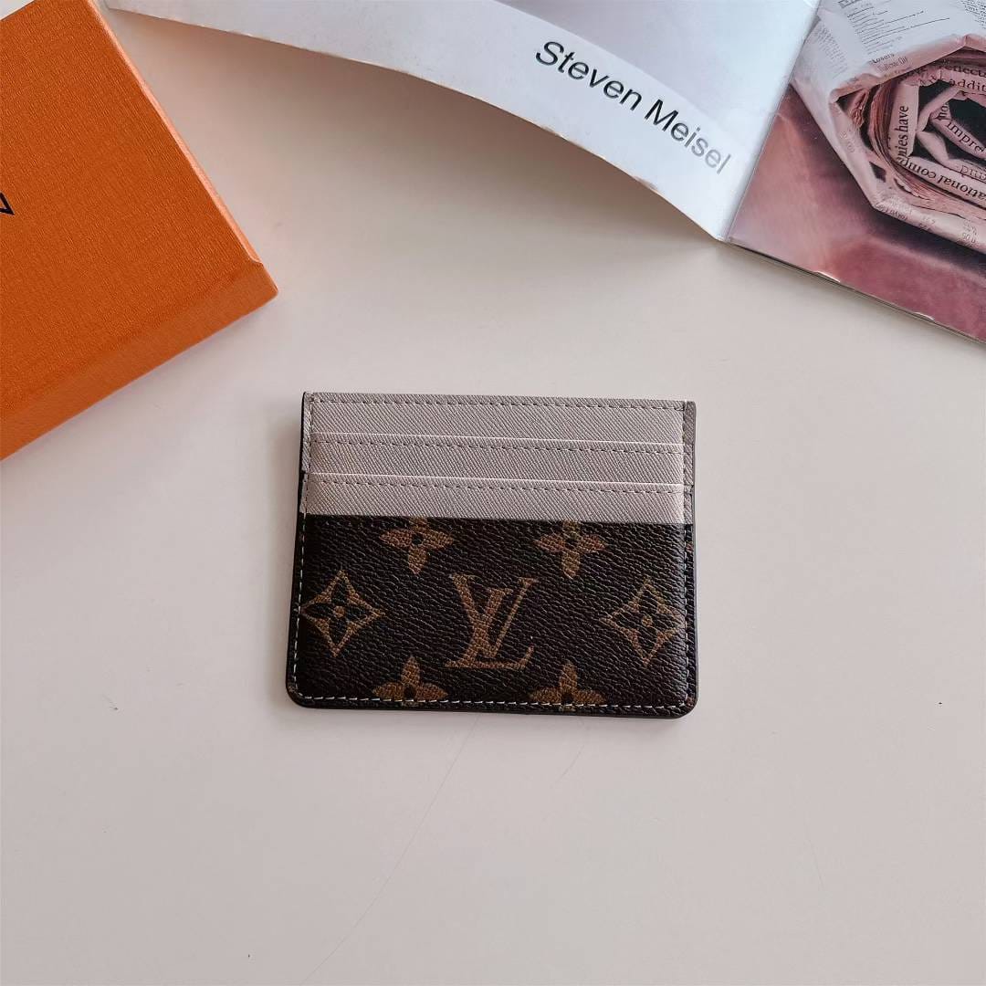 HypedEffects Monogram Slim Card Holder Wallet