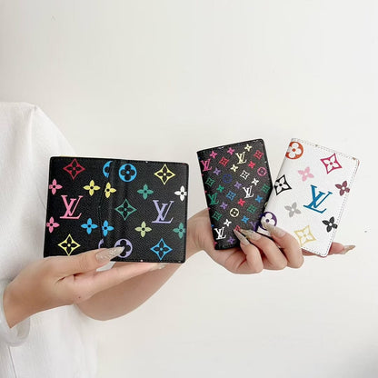 HypedEffects louis vuitton Multicolor Compact Wallet Card Holder