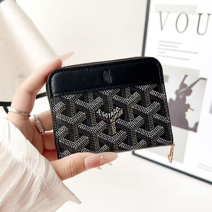 Goyard Compact Zip-Around Wallet – Card, Cash & Coin Holder