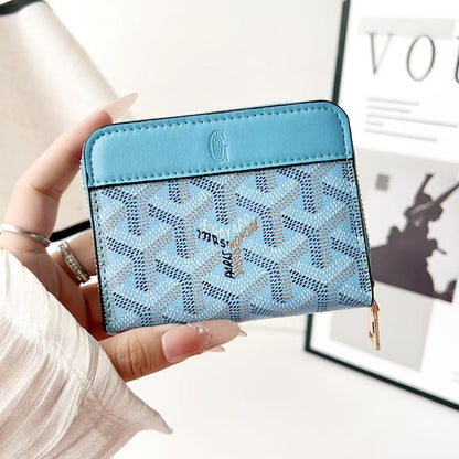Goyard Compact Zip-Around Wallet – Card, Cash & Coin Holder