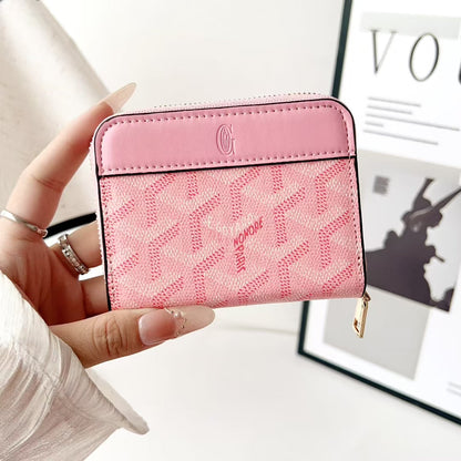 Goyard Compact Zip-Around Wallet – Card, Cash & Coin Holder