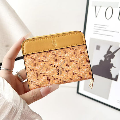 Goyard Compact Zip-Around Wallet – Card, Cash & Coin Holder