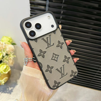 Louis Vuitton Embossed Monogram iPhone Case for iPhone 13 to 17 Pro Max