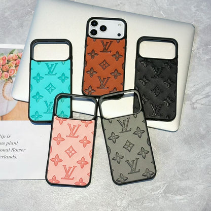 Louis Vuitton Embossed Monogram iPhone Case for iPhone 13 to 17 Pro Max