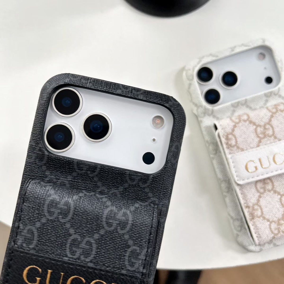 Gucci GG Monogram Wallet iPhone Case with Expandable Card Holder – iPhone 12 to 17 Pro Max