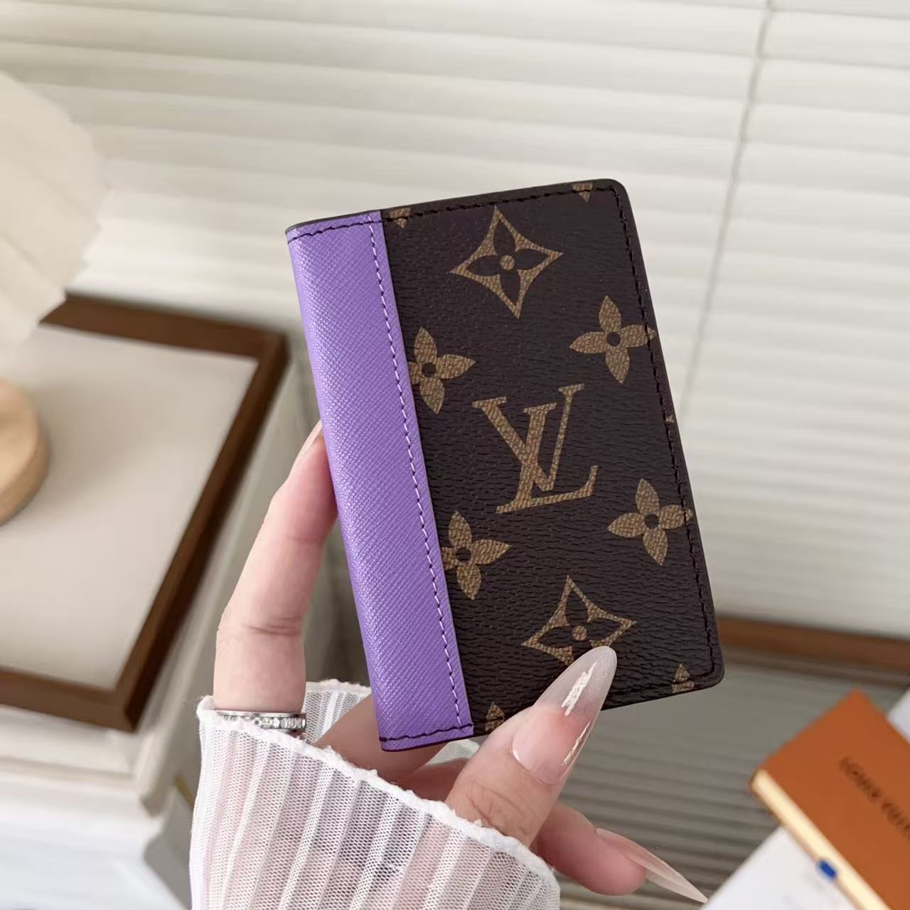 Louis Vuitton Monogram Passport Holder – Bifold Travel Wallet with Card Slots