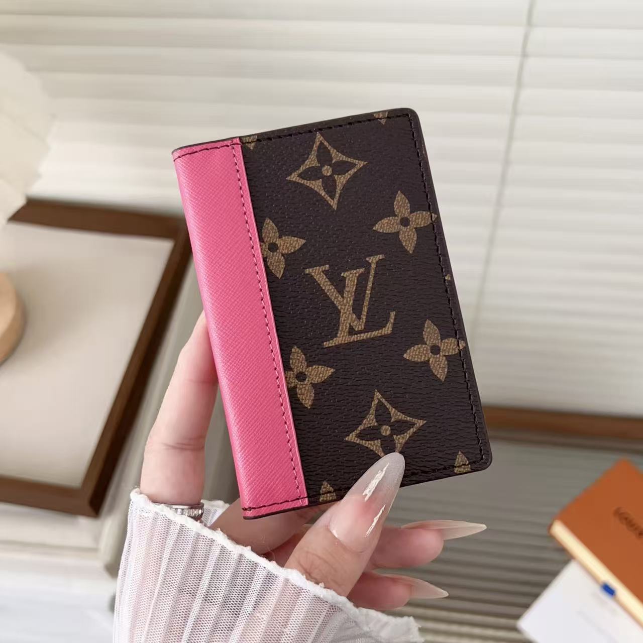 Louis Vuitton Monogram Passport Holder – Bifold Travel Wallet with Card Slots