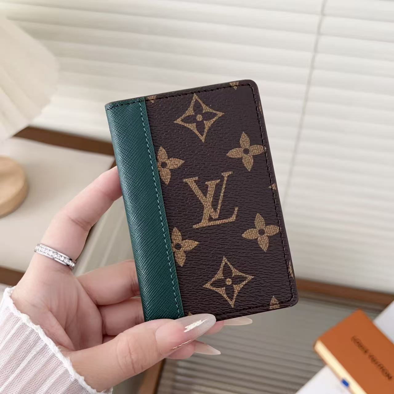 Louis Vuitton Monogram Passport Holder – Bifold Travel Wallet with Card Slots