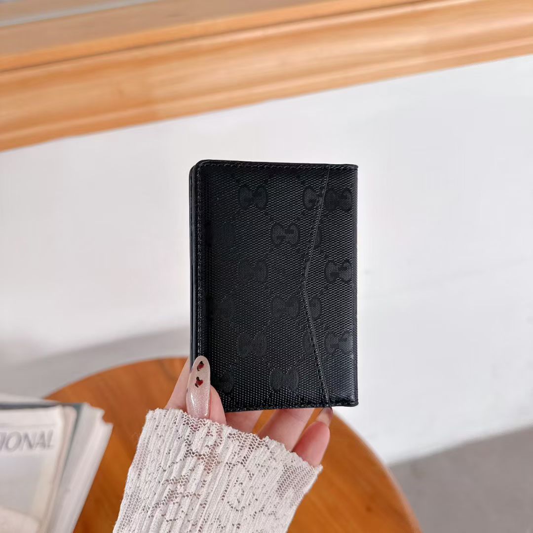 Louis Vuitton & Gucci Monogram Bifold Card Holder – Slim Designer Card Wallet