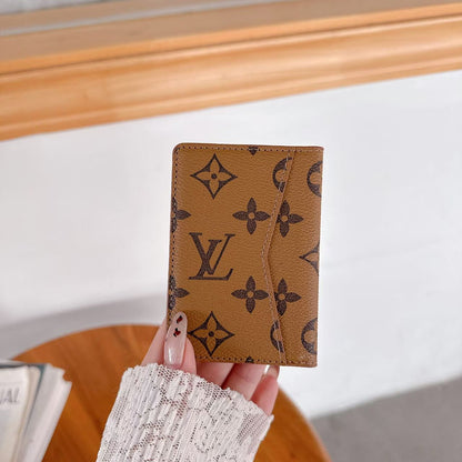 Louis Vuitton & Gucci Monogram Bifold Card Holder – Slim Designer Card Wallet