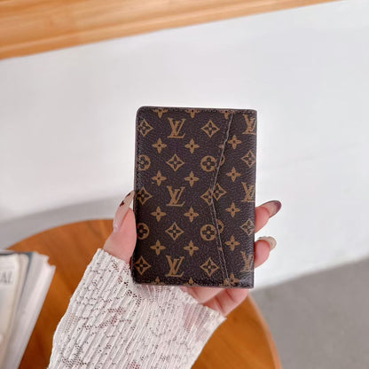 Louis Vuitton & Gucci Monogram Bifold Card Holder – Slim Designer Card Wallet