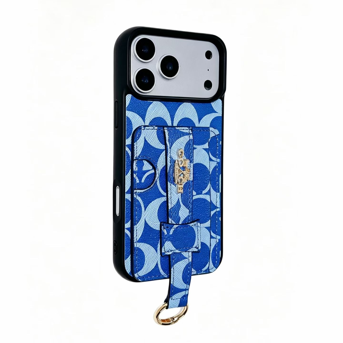 Coach Signature Wallet iPhone Case with Card Holder & Ring Grip – iPhone 13 to 17 Pro Max