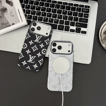 Louis Vuitton Carbon Monogram MagSafe iPhone Case – iPhone 13 to 17 Pro Max