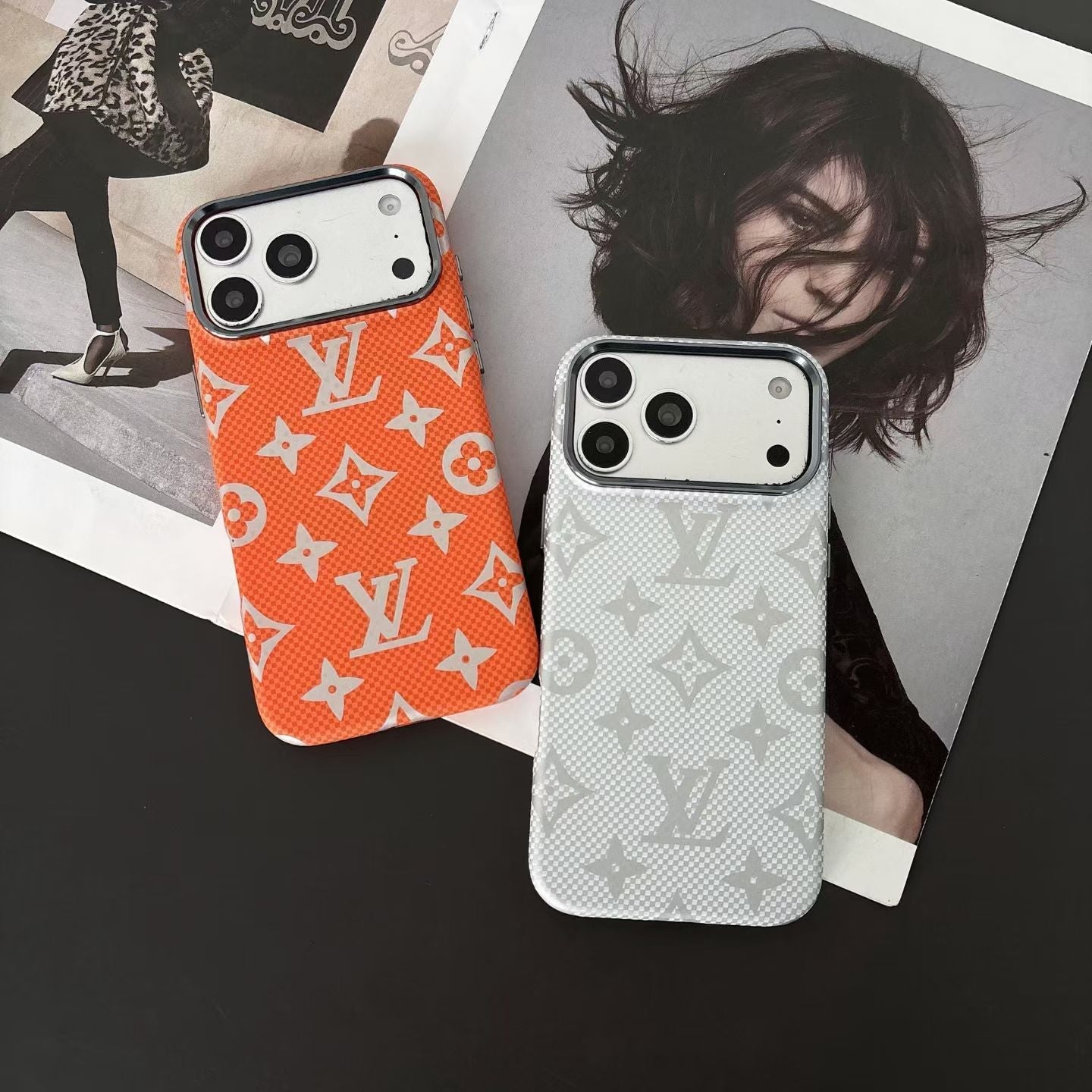 Louis Vuitton Carbon Monogram MagSafe iPhone Case – iPhone 13 to 17 Pro Max