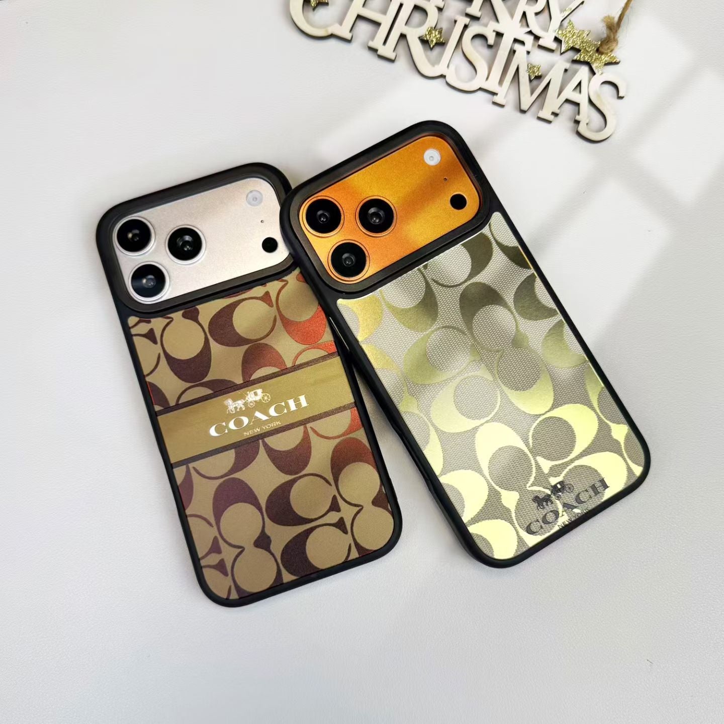 Coach Signature Canvas iPhone Case with Raised Camera Guard – iPhone 13 to 17 Pro Max