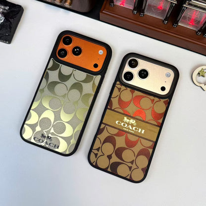 Coach Signature Canvas iPhone Case with Raised Camera Guard – iPhone 13 to 17 Pro Max