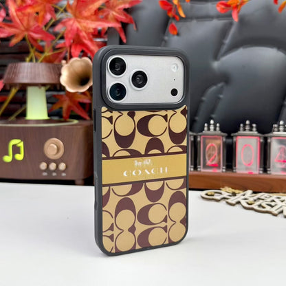 Coach Signature Canvas iPhone Case with Raised Camera Guard – iPhone 14 to 18 Pro Max