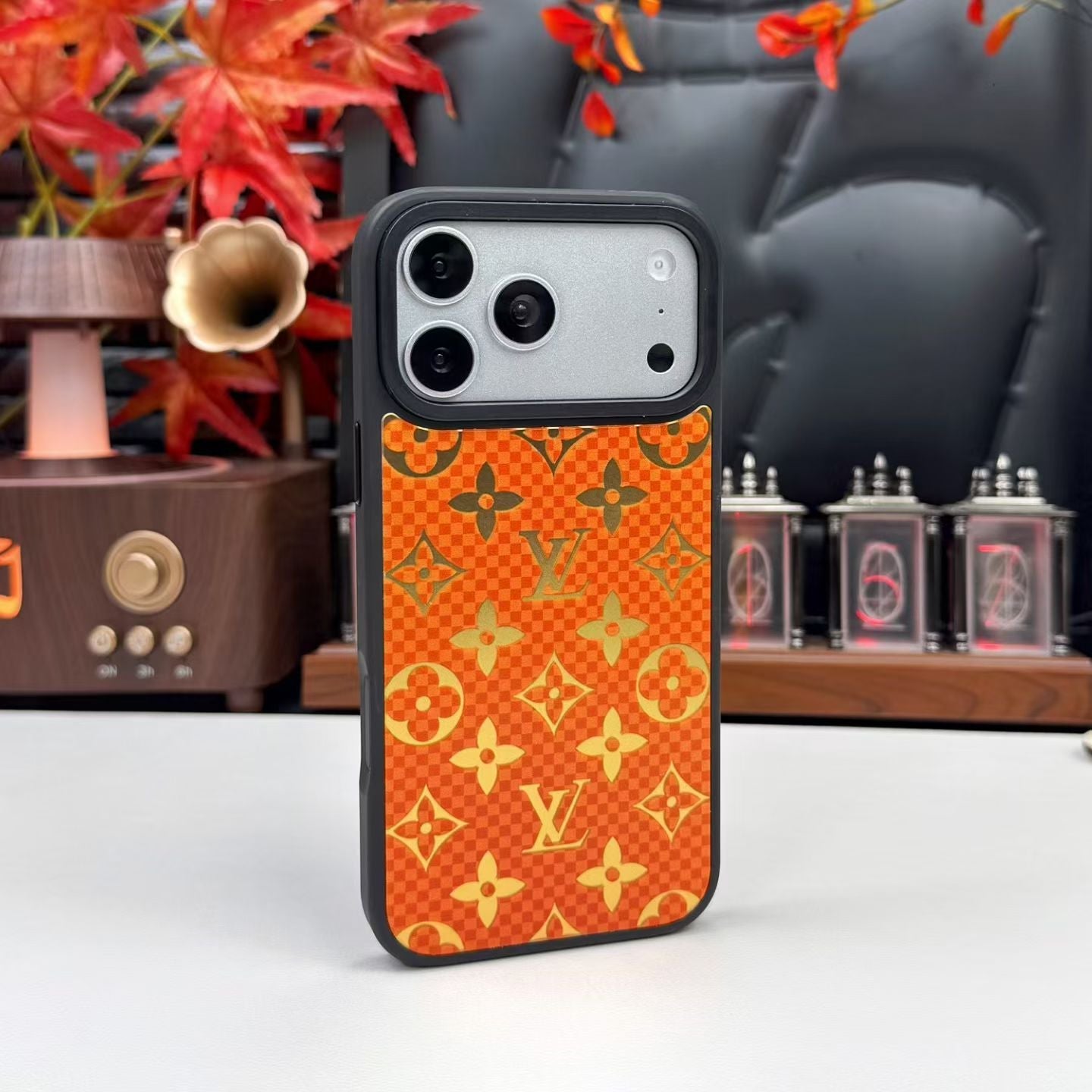 Louis Vuitton Metallic Monogram MagSafe iPhone Case – iPhone 13 to 17 Pro Max