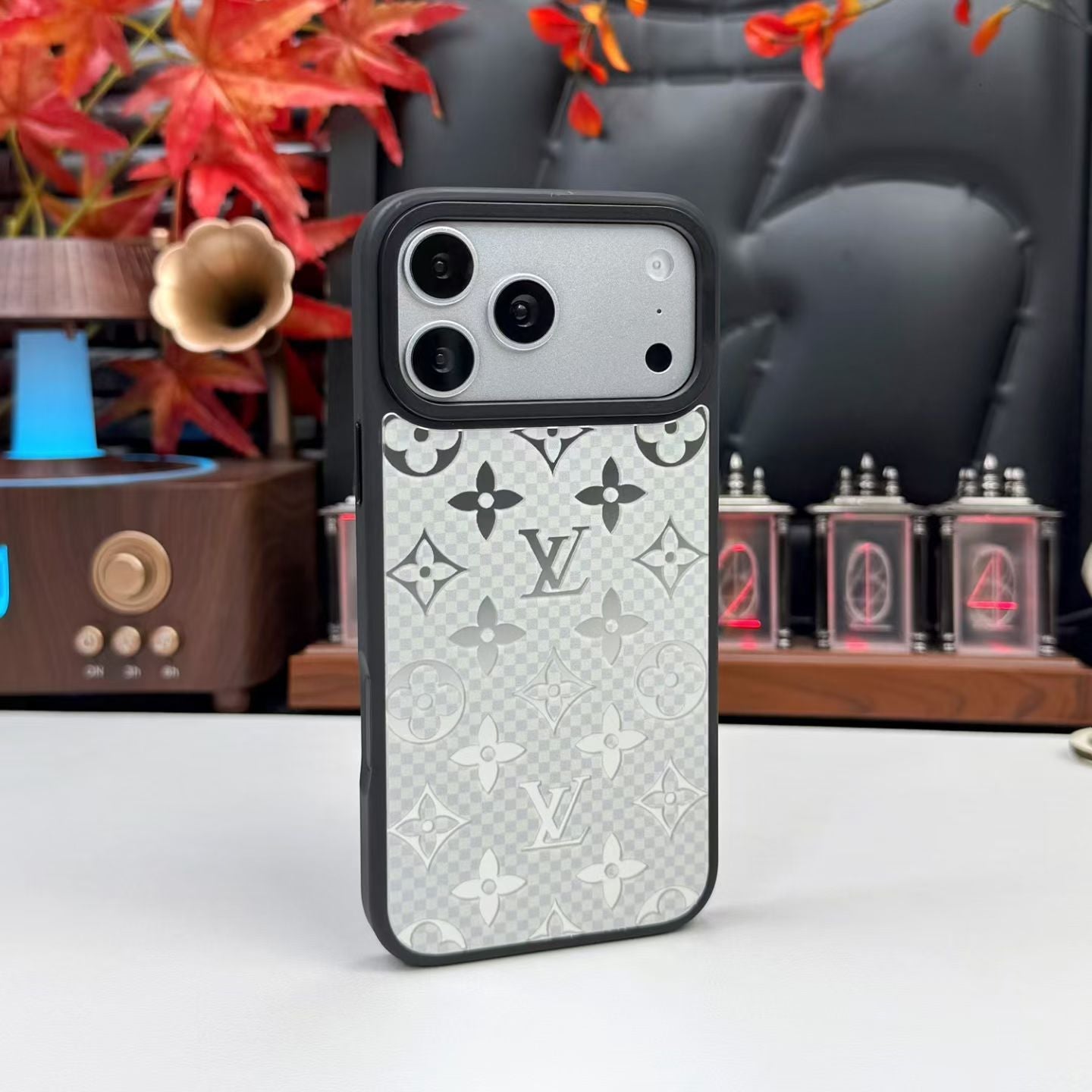 Louis Vuitton Metallic Monogram MagSafe iPhone Case – iPhone 13 to 17 Pro Max