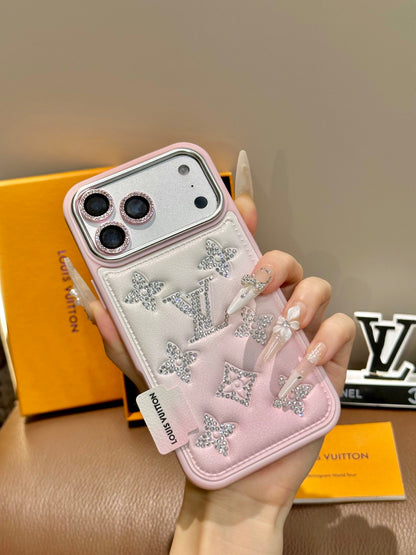 Louis Vuitton Crystal Monogram Gradient iPhone Case – iPhone 13 to 17 Pro Max