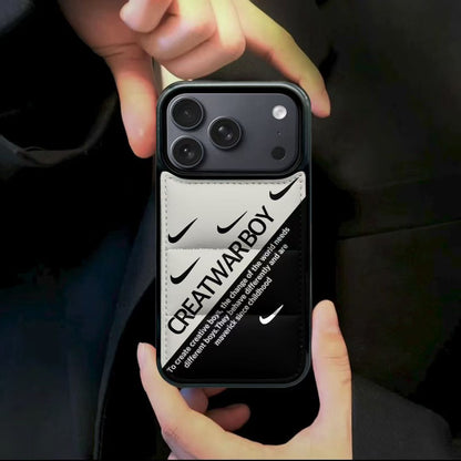 Nike Swoosh Colorblock Puffer iPhone Case with Camera Guard – iPhone 13 to 17 Pro Max