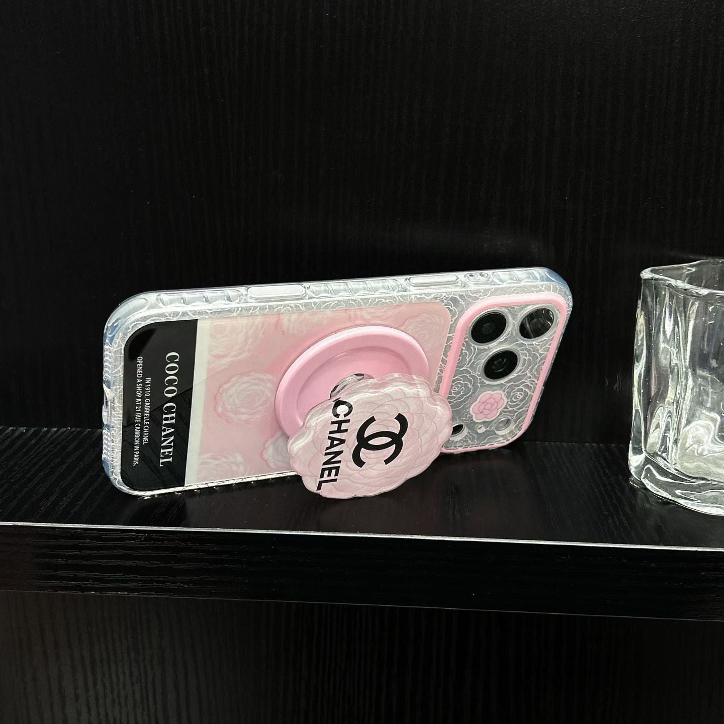 Chanel Camellia MagSafe iPhone Case with Flower Grip Stand – iPhone 15 to 17 Pro Max