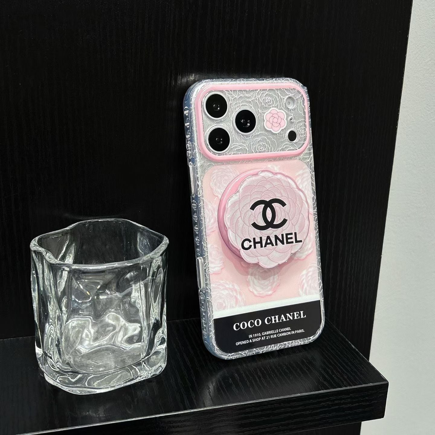 Chanel Camellia MagSafe iPhone Case with Flower Grip Stand – iPhone 15 to 17 Pro Max
