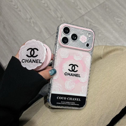 Chanel Camellia MagSafe iPhone Case with Flower Grip Stand – iPhone 15 to 17 Pro Max
