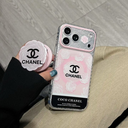 Chanel Camellia MagSafe iPhone Case with Flower Grip Stand – iPhone 15 to 17 Pro Max