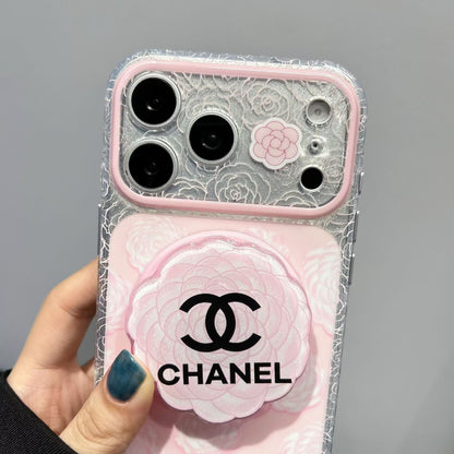 Chanel Camellia MagSafe iPhone Case with Flower Grip Stand – iPhone 15 to 17 Pro Max