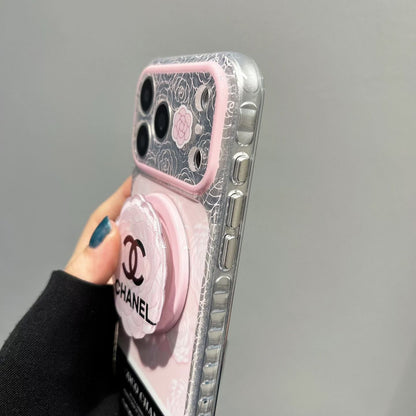 Chanel Camellia MagSafe iPhone Case with Flower Grip Stand – iPhone 15 to 17 Pro Max