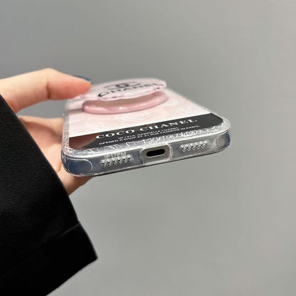 Chanel Camellia MagSafe iPhone Case with Flower Grip Stand – iPhone 15 to 17 Pro Max
