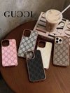 Gucci Ophidia iPhone 15 Case with Credit Card Pouch