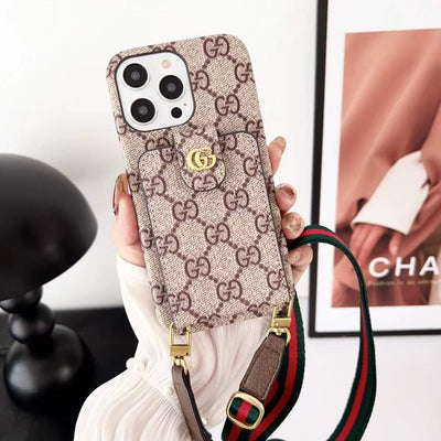 Louis Vuitton Monogram iPhone Case with Wrist Strap and Pouch | Luxury and Functionality