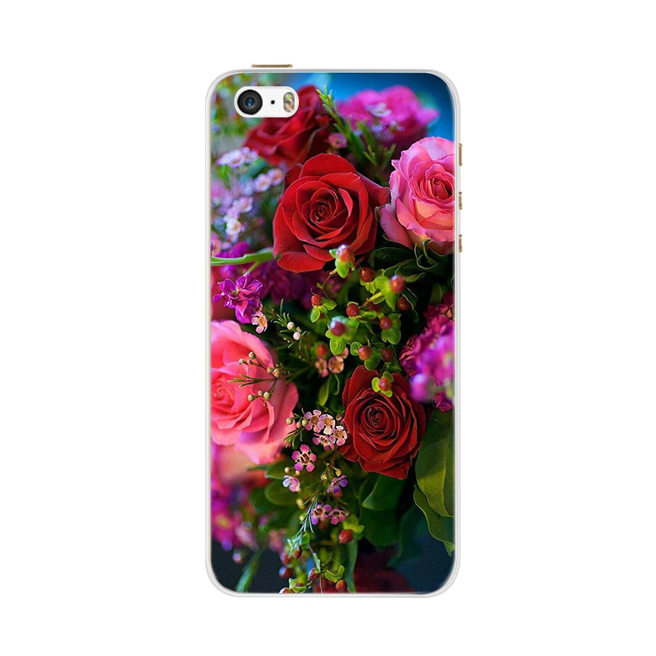 For iPhone 5 5S SE iPhone5s Case for iPhone 5S Case Silicone Cute Case for iphone SE Cover bumper for iphone 5 S 5se Phone cases