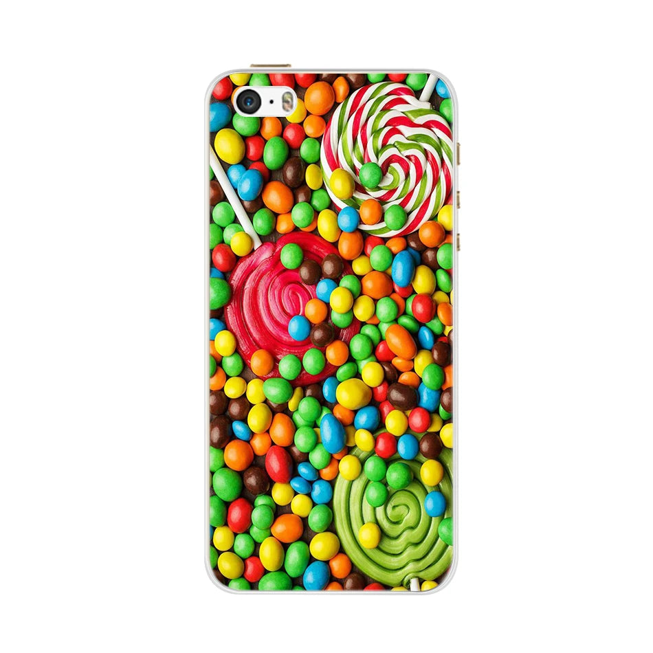 For iPhone 5 5S SE iPhone5s Case for iPhone 5S Case Silicone Cute Case for iphone SE Cover bumper for iphone 5 S 5se Phone cases