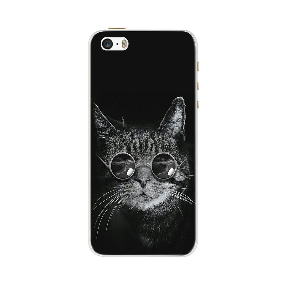 For iPhone 5 5S SE iPhone5s Case for iPhone 5S Case Silicone Cute Case for iphone SE Cover bumper for iphone 5 S 5se Phone cases