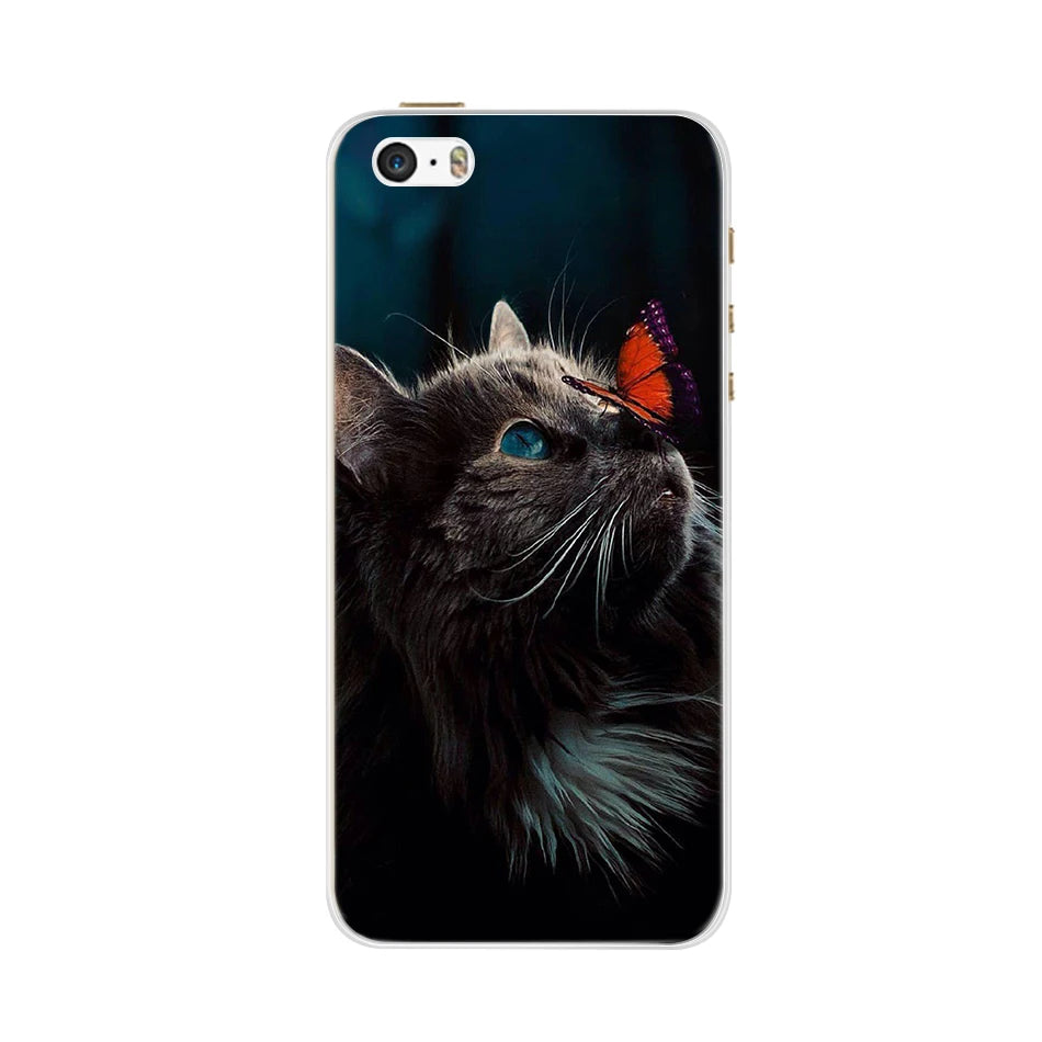 For iPhone 5 5S SE iPhone5s Case for iPhone 5S Case Silicone Cute Case for iphone SE Cover bumper for iphone 5 S 5se Phone cases
