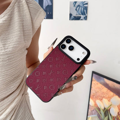 Louis Vuitton Embossed Monogram iPhone Case for iPhone 12 to 17 Pro Max