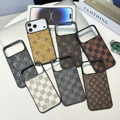 Louis Vuitton Monogram and Checkered iPhone Case for iPhone 13 to 18 Pro Max