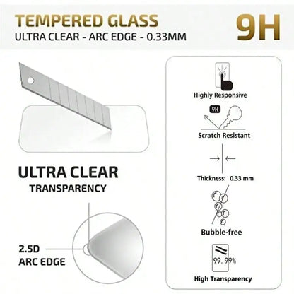 5 Pcs HD Tempered Glass Screen Protector Compatible With IPhone 17/IPhone 17 Pro/IPhone 17 Pro Max/IPhone 17 Air/16/15/14/13/12