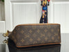 Real Leather LV Brown Monogram Handbag