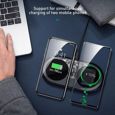 HypedEffect 2 in 1 Wireless Charger